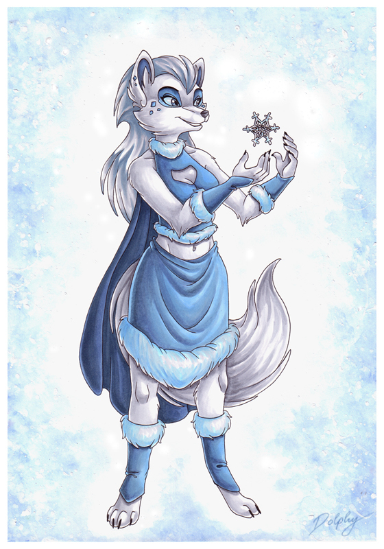 snow queen - Dolphiana, Furry, Art