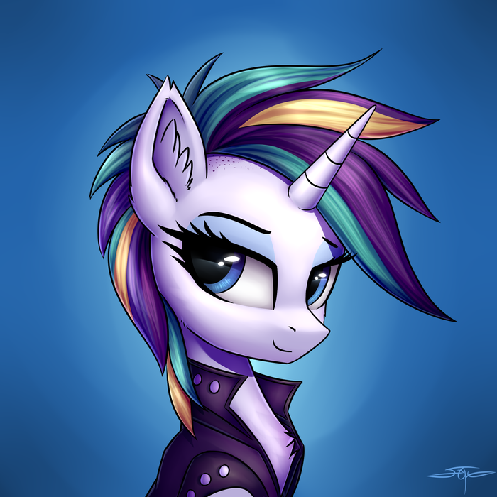 Punk Rarity My Little Pony, Ponyart, Rarity, MLP Season 7, Setharu, Raripunk