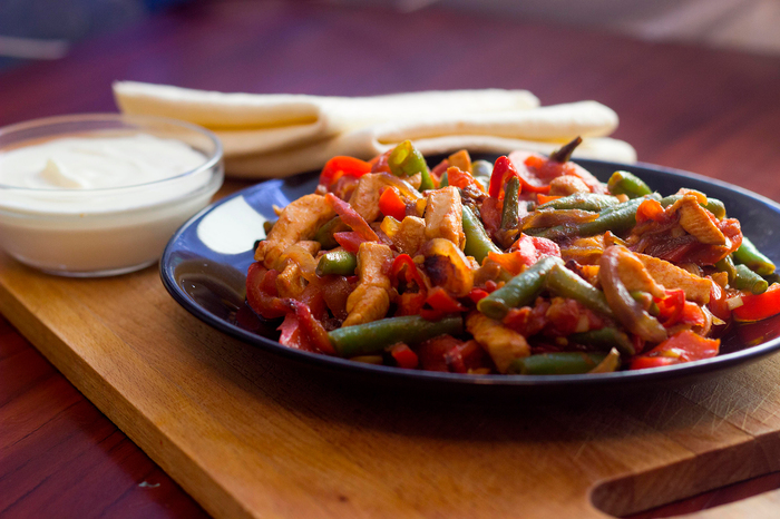 Easy Chicken Fajita Recipe - Fajitas, Video recipe, Spicy, Chile, Recipe, My, Longpost, Video