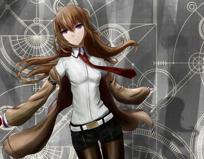 Kurisu Makise - Аниме, Визуальная новелла, Anime Art, Steins Gate, Kurisu Makise, Pixiv