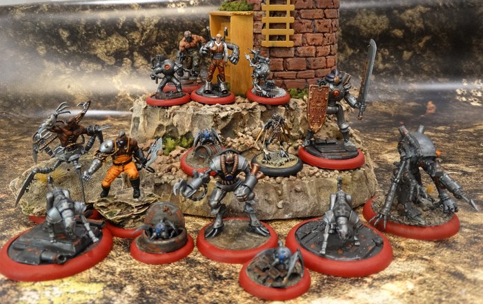 Charles Hoffman and his robots - My, Malifaux, Board games, Desktop wargame, Miniature, Tournament, , 