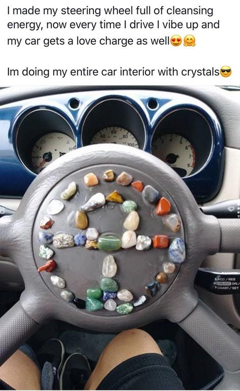 cleansing energy - Steering wheel, Time to collect stones, Energy, Auto, Idiocy