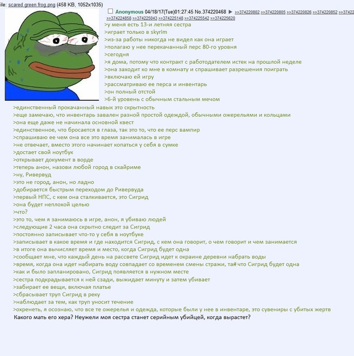 One way to play Skyrim - Sister, The Elder Scrolls V: Skyrim, Skyrim, Sisters, 4chan