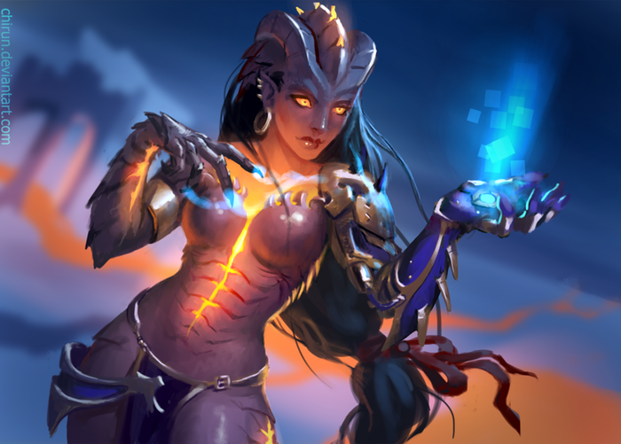 Halloween Symmetra - Overwatch, Art, Symmetra