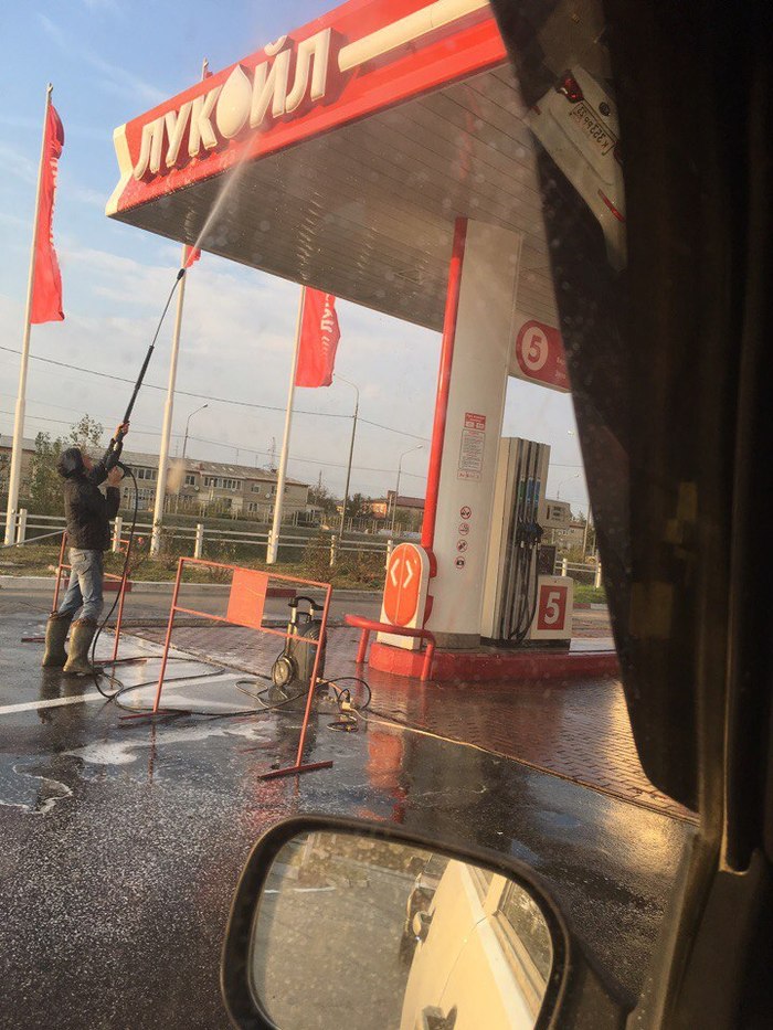 Safety in action - Longpost, Washing, Lukoil, Temryuk, Refueling, Overheard, Safety engineering