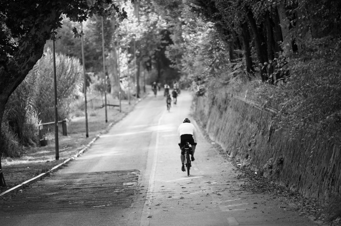 Tour de Rome - Cyclist, My, Rome, The photo