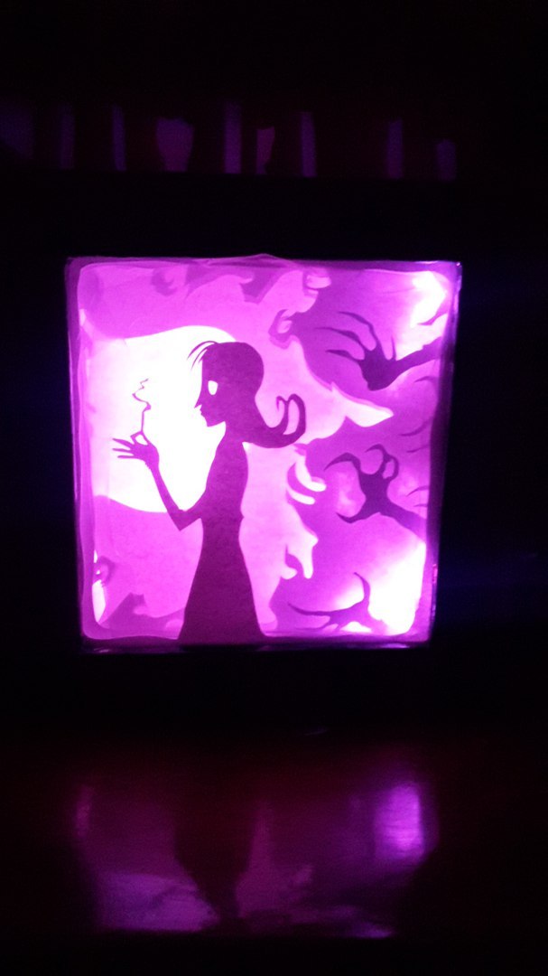 Lightbox inspired by Dont Starve - My, Paperlightbox, Dont starve, Lightbox