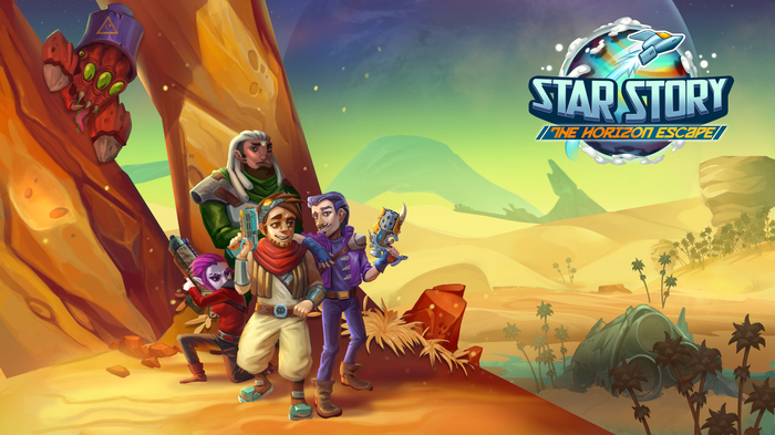 Russian game Star Story: The Horizon Escape on Steam - My, Indie game, New game!, , Steam, Computer games, Indiedev