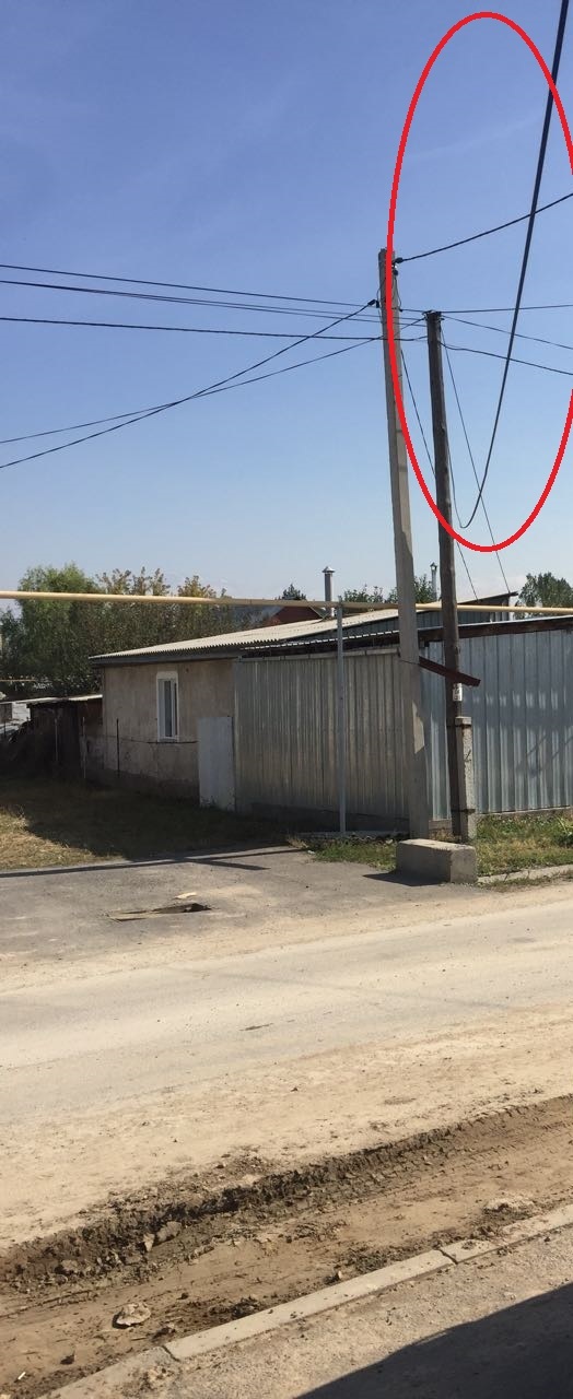 Builders cut the telephone wire - My, Smr, Broken wire, Kazakhstan, Longpost