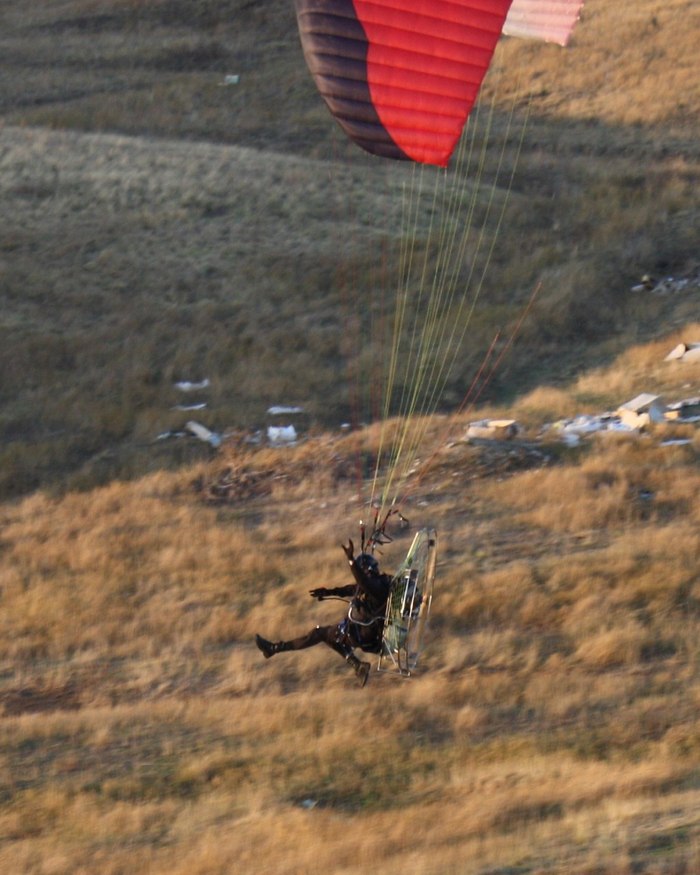 Funny photo on the occasion of Friday - My, paragliding, Paramotor, Small aircraft, Flight, Paragliding