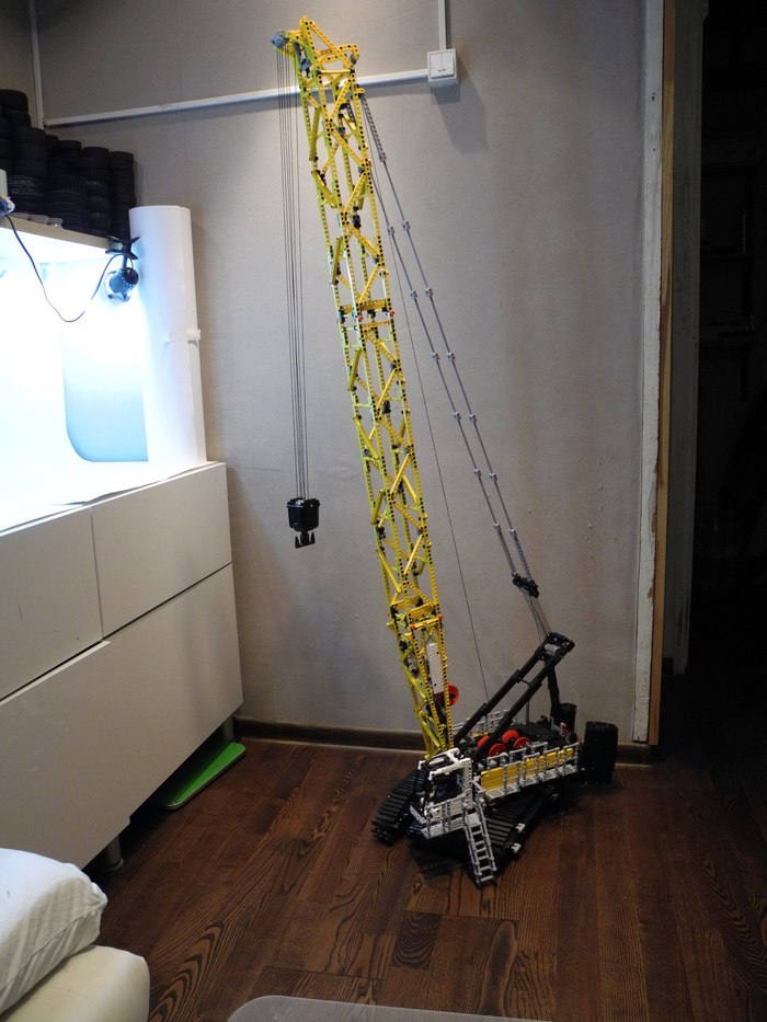 Lego Liebherr LR 1100 DIY - My, Lego, Lego technic, Homemade, Tap, Video, Longpost