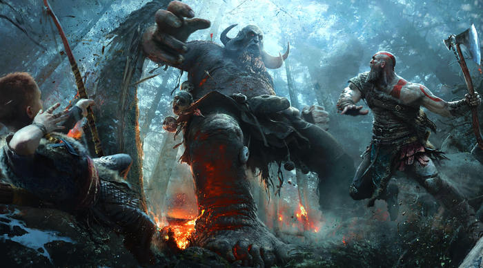 God of war - Concept Art, Art, Games, Kratos, God of War 4, God of war, Playstation 4