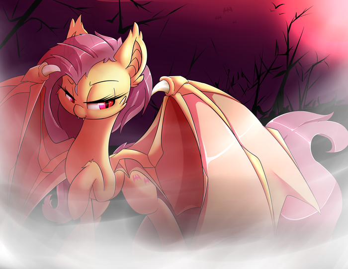 "Spookybat" by Madacon My Little Pony, Fluttershy, Flutterbat, Madacon