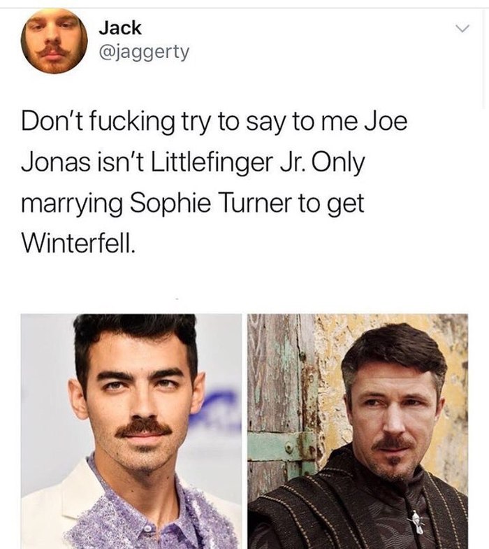 With the marriage of Sophie Turner, it turns out that not everything is so simple ... - Game of Thrones, Sophie Turner, Sansa Stark, Joe Jonas, Petyr Baelish