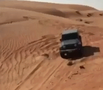Good driver response - Sand, Brake, Dune, GIF