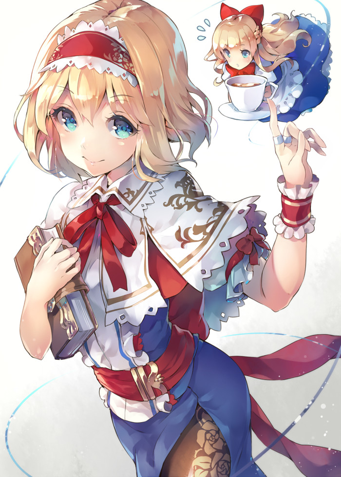 Alice Margatroid - Аниме, Anime Art, Touhou, Alice Margatroid, Shanghai Doll