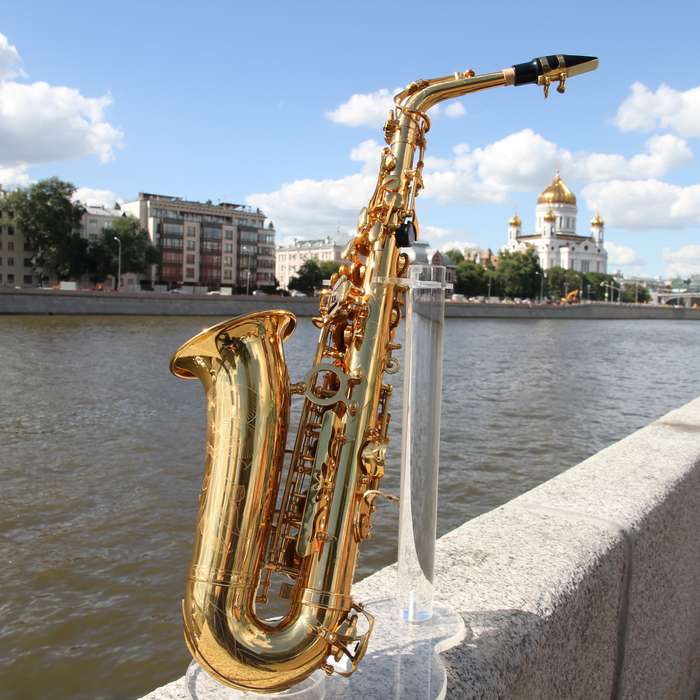 Music for the soul! - My, Saxophone, Moscow River, Embankment, Music