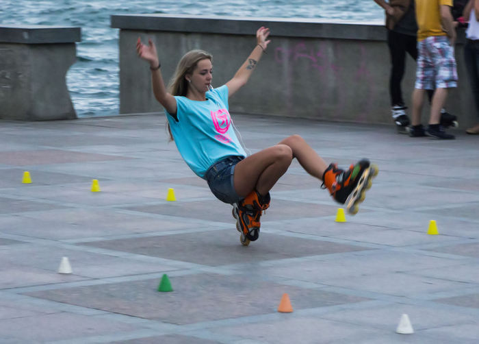 Roller sport with Sevastopol rollers - My, Sport, Rollers, Rollers, Physical Education, Activity, Hobby, Enthusiasm, Video