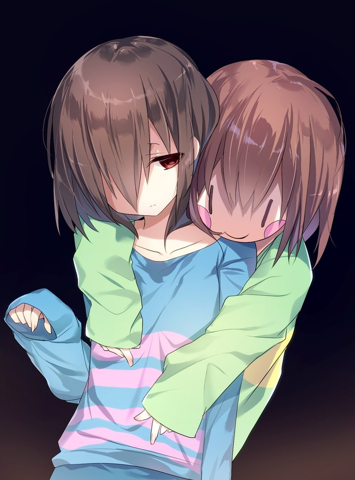 UNDERTALE - Undertale, Frisk, Chara, Art, Anime, Anime art