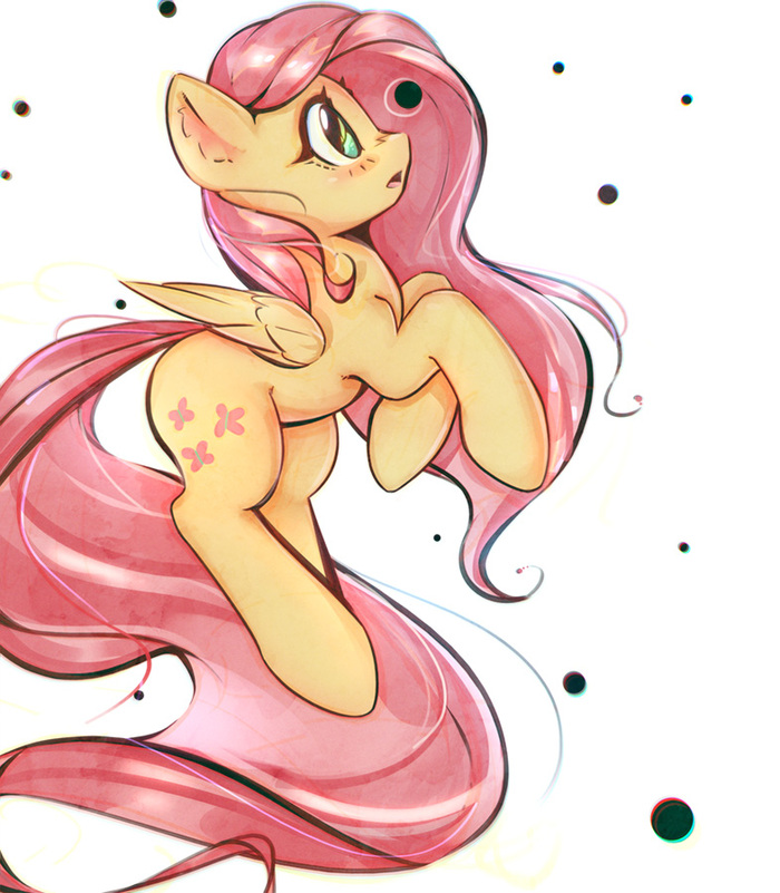 Circles - My Little Pony, PonyArt, Fluttershy, Mirroredsea