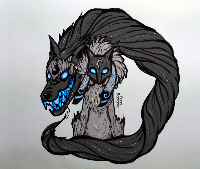  , , , League of Legends, Inktober, Kindred