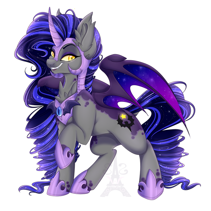 "Nightmare Radiance" by Silent-Shadow-Wolf My Little Pony, Original Character