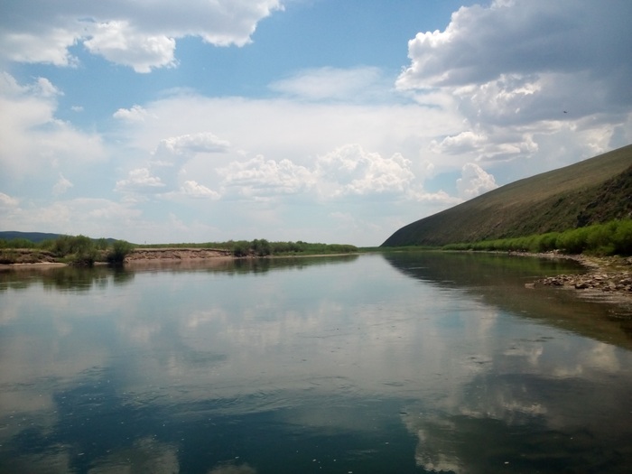 Transbaikalia, Onon river, Olovyannaya village - My, Onon, 