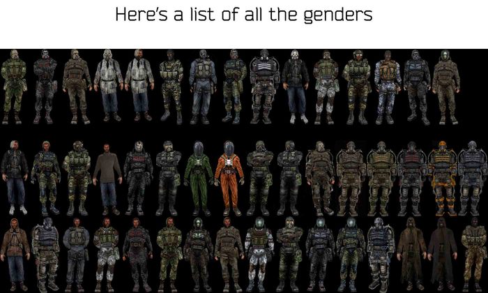 There are two genders: chiki and briki - Games, Computer games, Old games and memes, Memes, Stalker