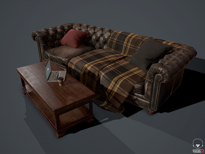 Models for games - My, Low poly, Gamedev, Props, , 3D modeling, 3DS max, Longpost