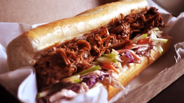 Pulled pork, pulled pork and what it is eaten with. - My, Food, , London, Video, Longpost