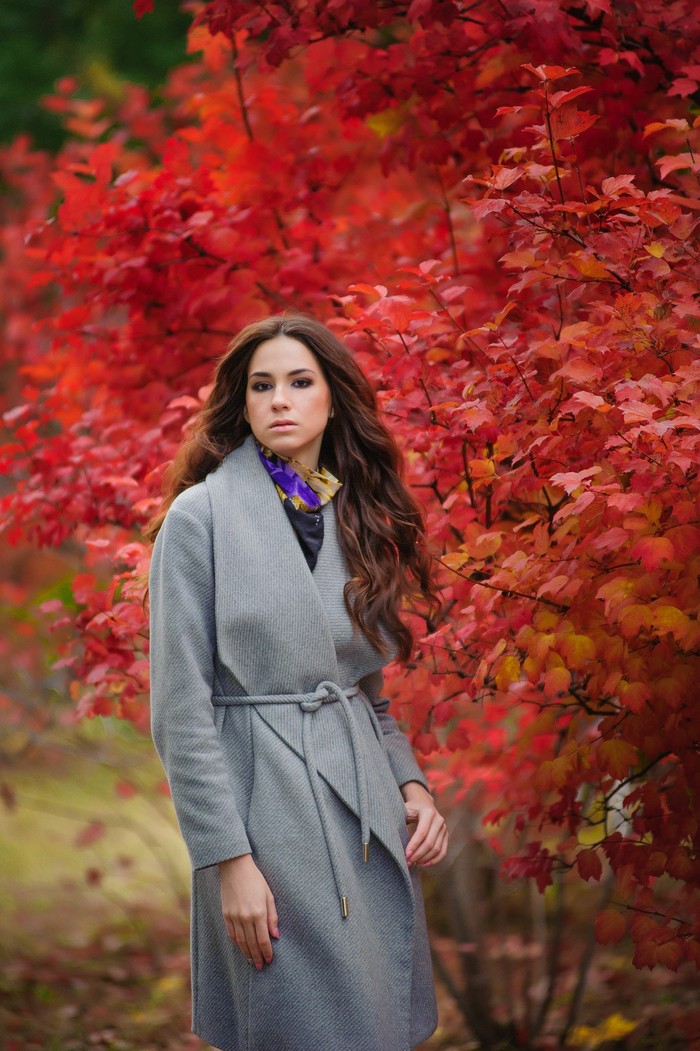 Autumn - My, Beautiful girl, Nikon d7000, Autumn