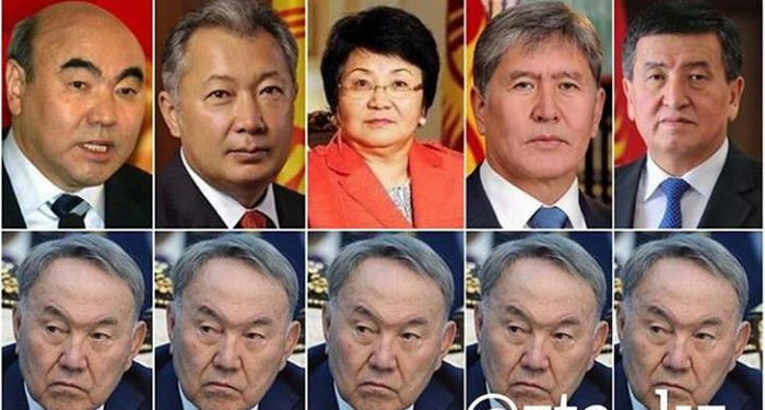 Президенты Кыргызстана и Казахстана