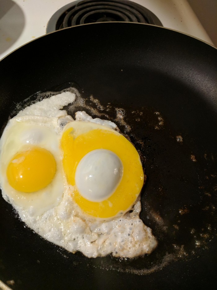 Inverted Egg! - Reddit, Yin Yang, Eggs, Fried eggs