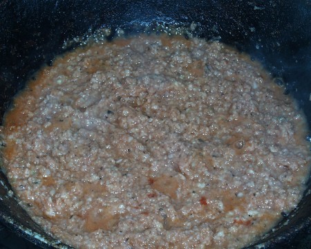 Since such a booze has gone - meat sauce - Food, Recipe, Cooking, Meat, Sauce, Longpost