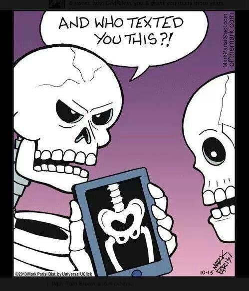 And who sent you this? - Skeleton, Halloween