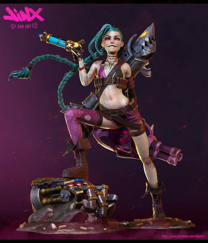 Jinx Jinx, League of Legends, ,  