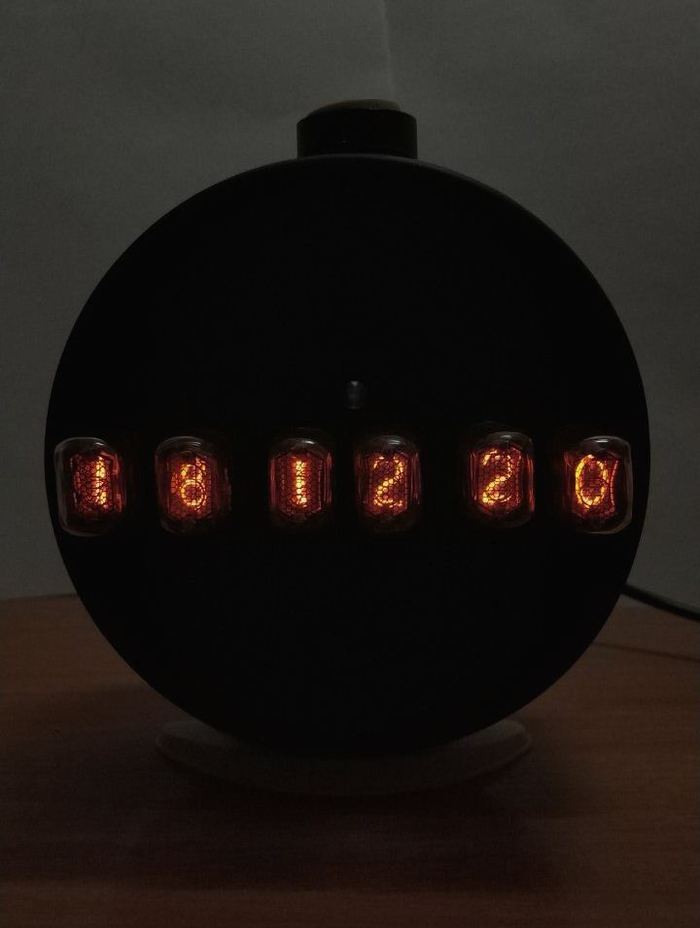 Апгрейд старого советского будильника до nixie clock. arduino, nixie clock, часы, газоразрядные индикаторы, ин-17, своими руками, длиннопост