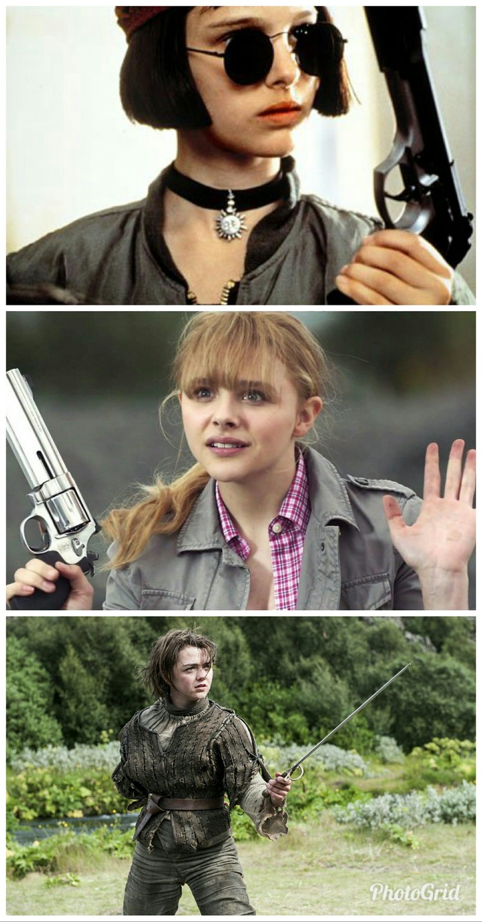 Young killers - Matilda, killer, Arya stark