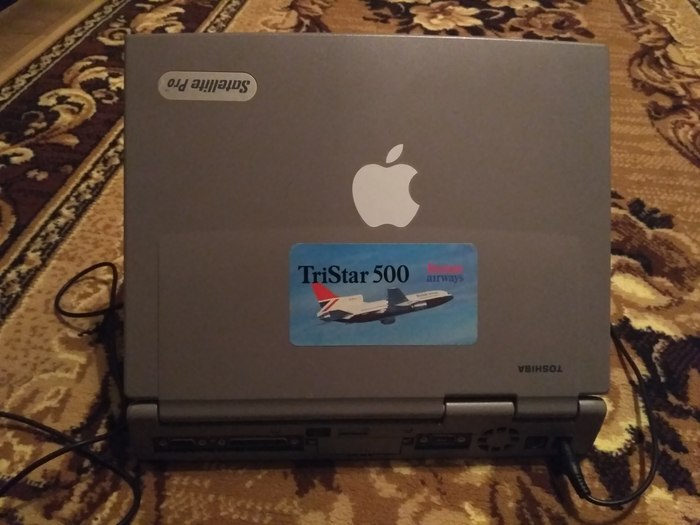 Моя Toshiba Satellite 490XCDT Даунгрейд, Toshiba, Ноутбук, Ретро, Windows 98, Windows, Windows XP, Длиннопост