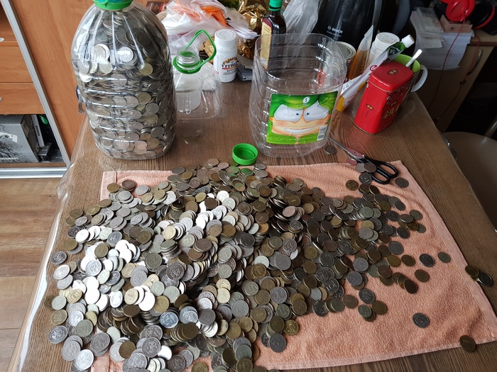Penny - My, Penny, Ruble, Money box, Trifle, Longpost