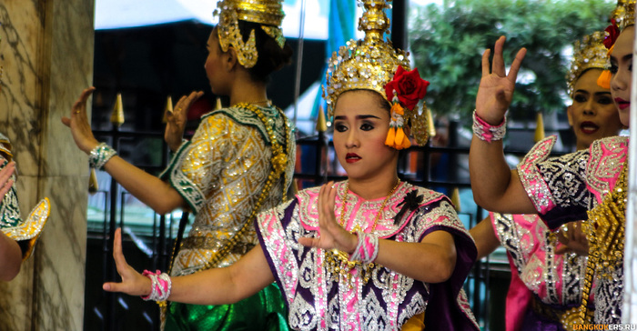 Dancing in the temple - My, Thailand, Bangkok, , , Temple, Dancing