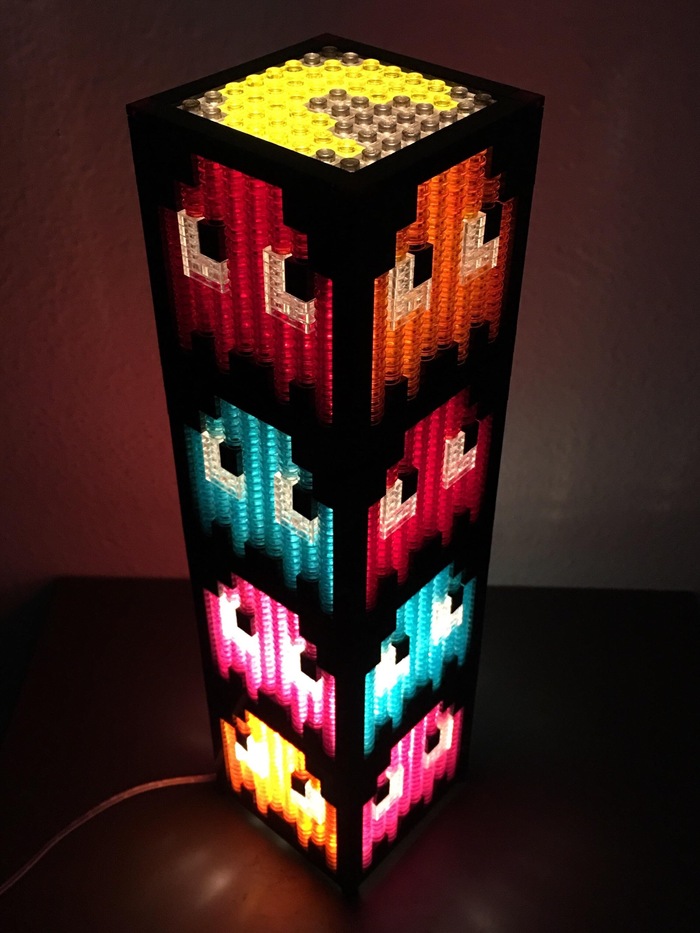 Светильник из Лего – Pac-Man LEGO, Для дома, Pac-man, Reddit, Интерьер