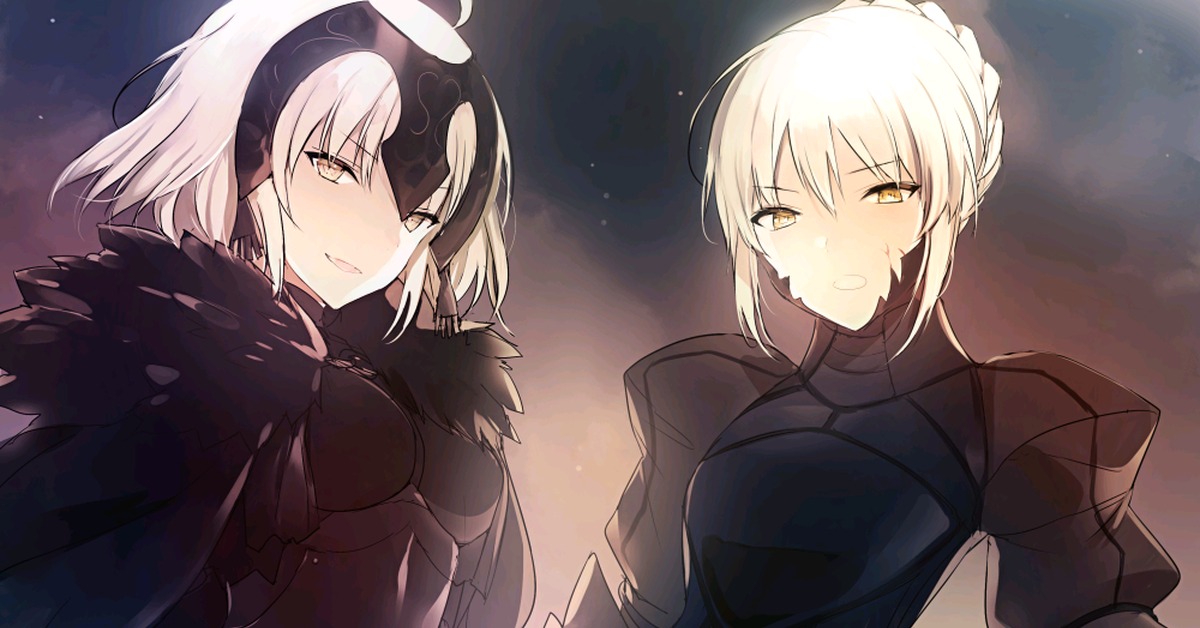 Alter, Saber Alter, Joan of Arc, Jeanne Alter, Арт, Anime Art, Fate, Fate G...