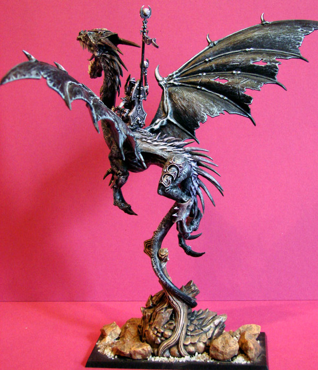 The Dragon - My, Warhammer, The Dragon, Warhammer fantasy battles, Warhammer: age of sigmar, Dark Elves, My, Longpost