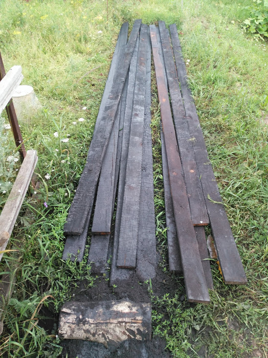 How we built a fence from a burnt board. - My, Fence, Building, Woodworking, Longpost