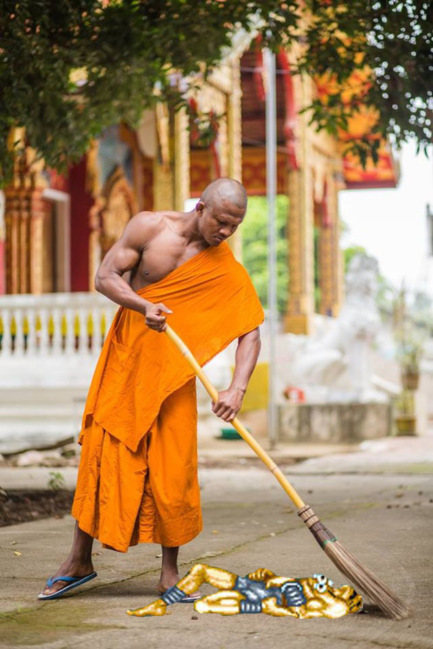 Photographs of a Shaolin monk - Monks, Fotozhaba, Longpost