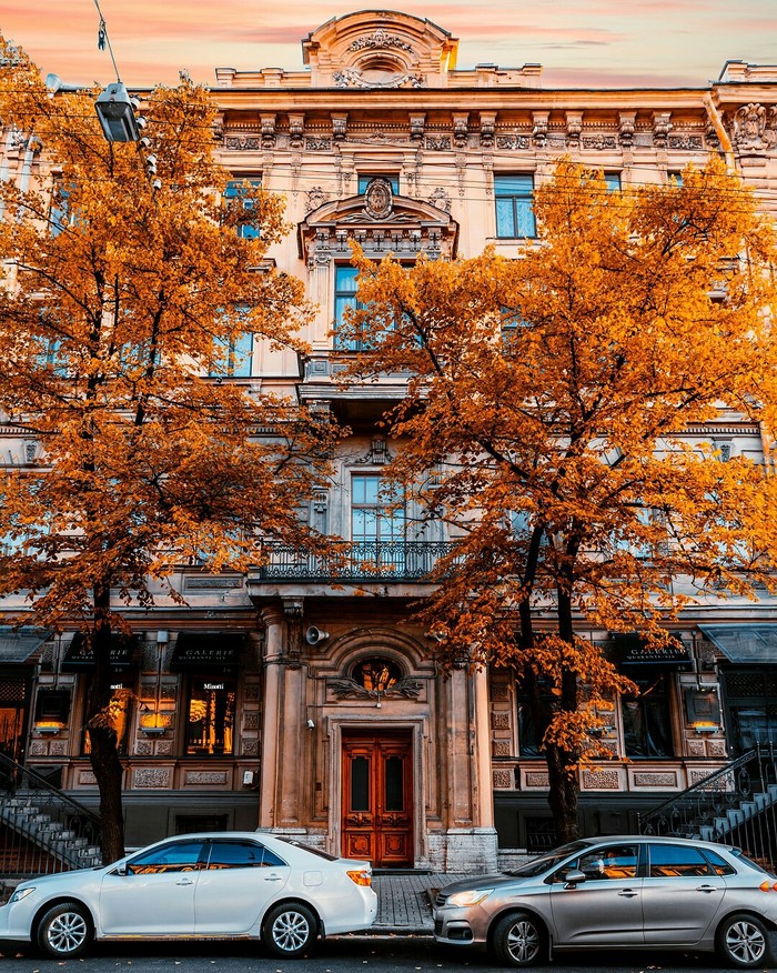 House of Princess A.P. Lvova - Princess, House, Saint Petersburg, Autumn