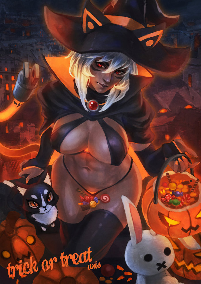 Happy Halloween by MonoriRogue! - Хэллоуин, Monorirogue, Арт