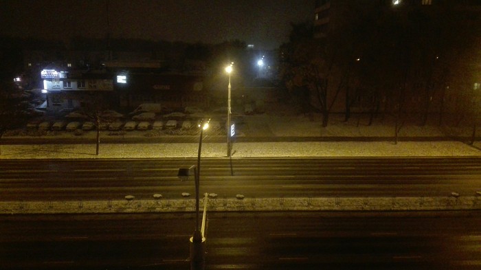 Winter has come... - My, Snow, Minsk, Bad weather