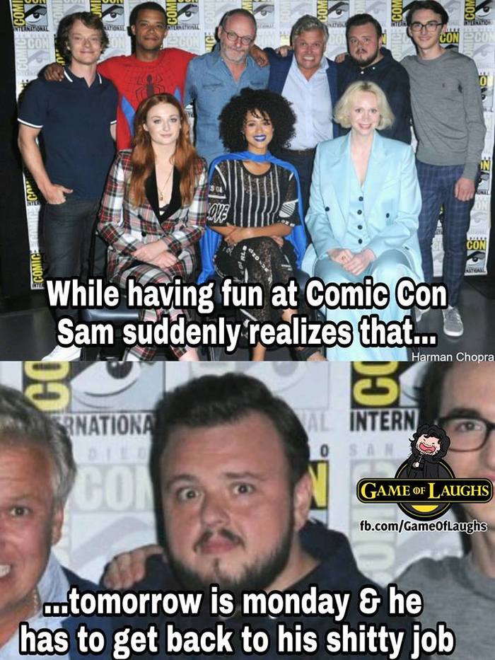 Sam will remember his field trip at the Citadel for a long time to come. - Game of Thrones, Actors and actresses, John Bradley, Samwell Tarly